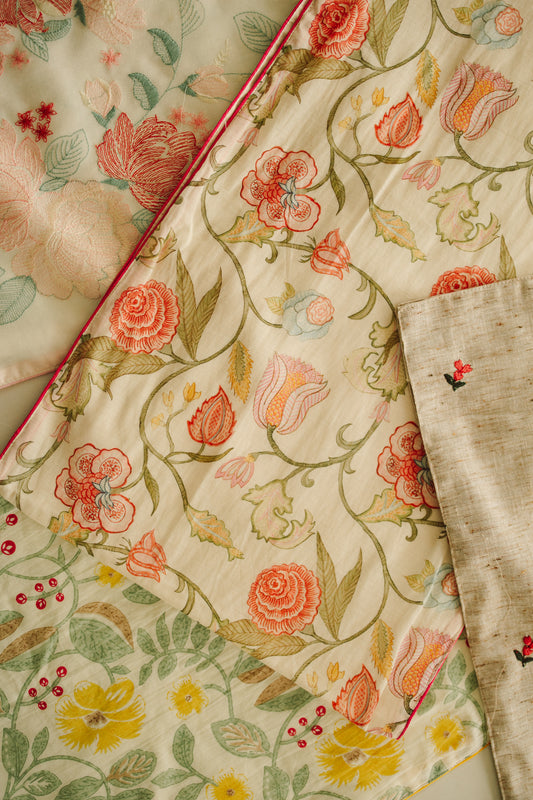 Rose Stripe Table runner