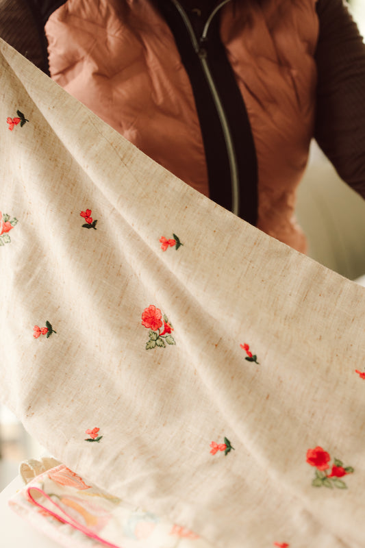 Berry Stripe Table runner