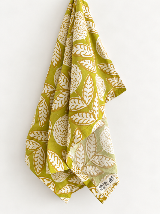 Garden Green Tea Towel