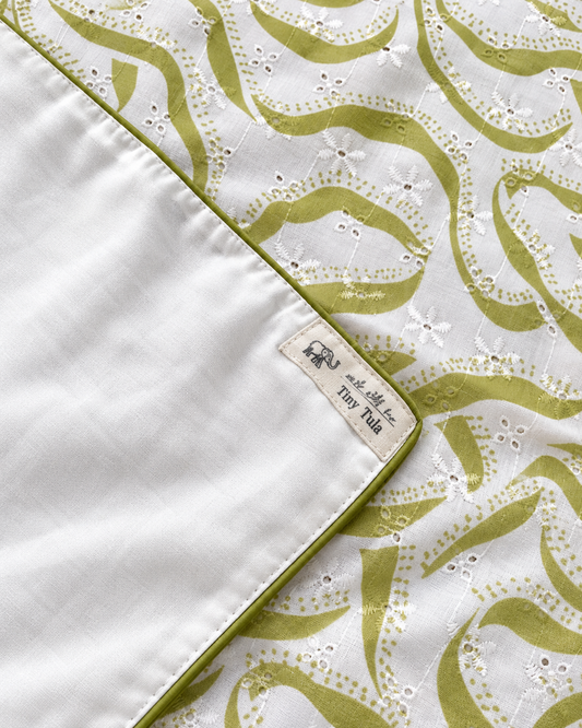 Olive Bloom Table runner