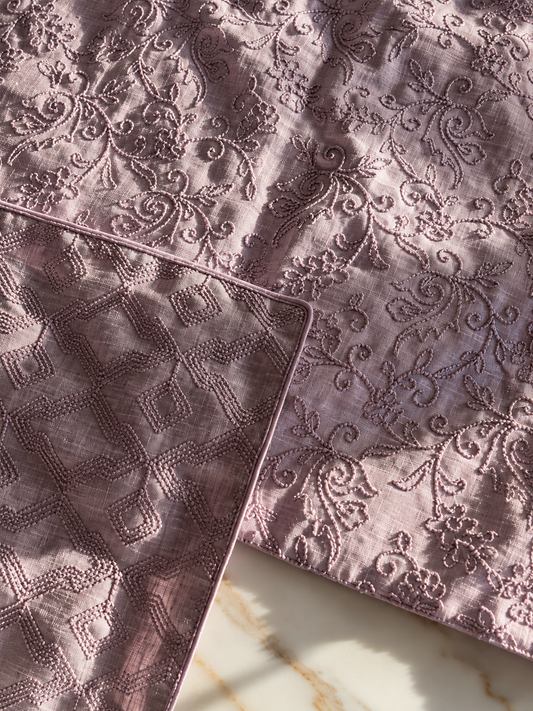 Soft Lilac table runner