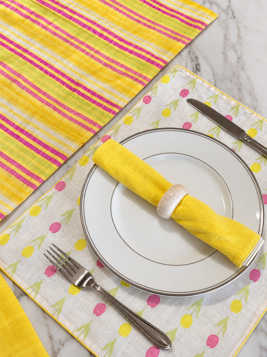 Sunlit Tulip napkin
