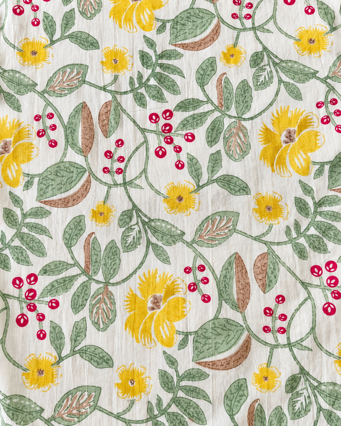 Golden Garden Table runner